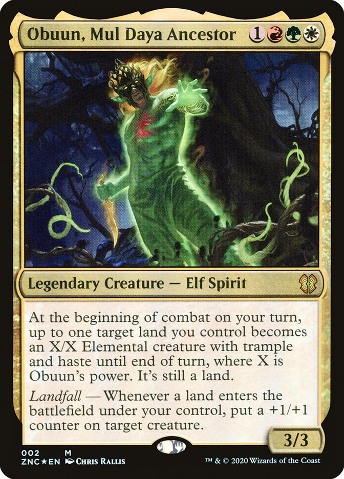 Obuun, Mul Daya Ancestor [Zendikar Rising Commander] Magic: The Gathering