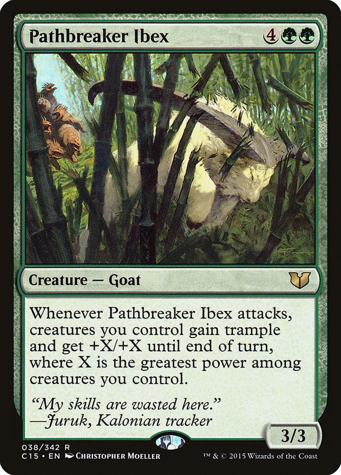 Pathbreaker Ibex [Commander 2015] Magic: The Gathering