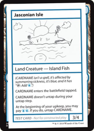 Jasconian Isle (2021 Edition) [Mystery Booster Playtest Cards] Magic: The Gathering
