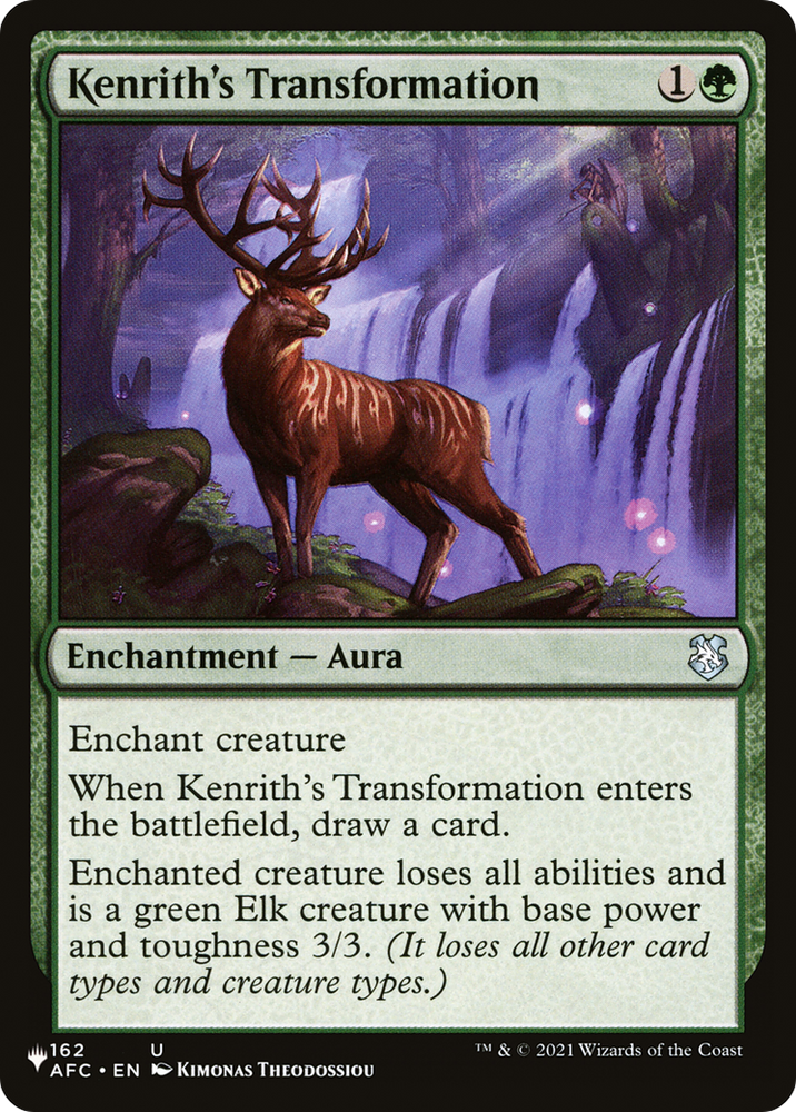 Kenrith's Transformation [The List] Magic: The Gathering