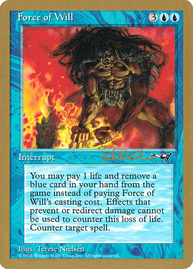 Force of Will (Paul McCabe) [World Championship Decks 1997] Magic: The Gathering