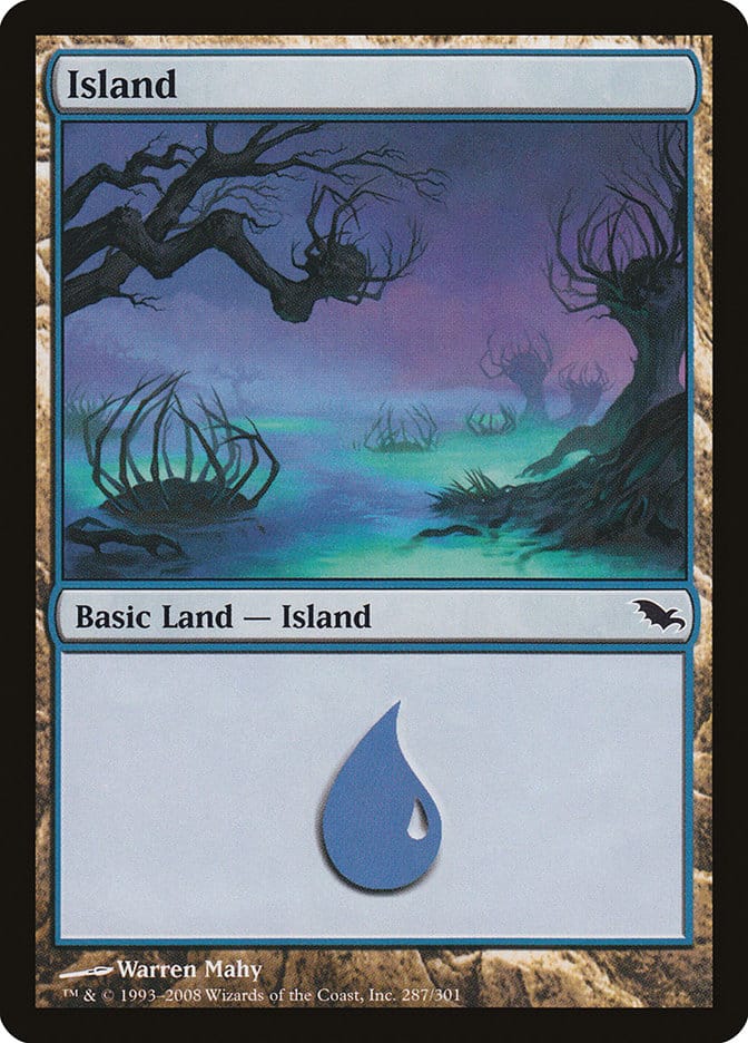Island (287) [Shadowmoor] Magic: The Gathering