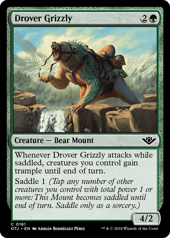 Drover Grizzly [Outlaws of Thunder Junction] Magic: The Gathering