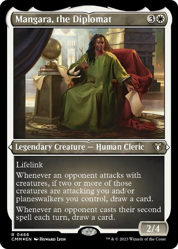 Mangara, the Diplomat (Foil Etched) [Commander Masters] Magic: The Gathering