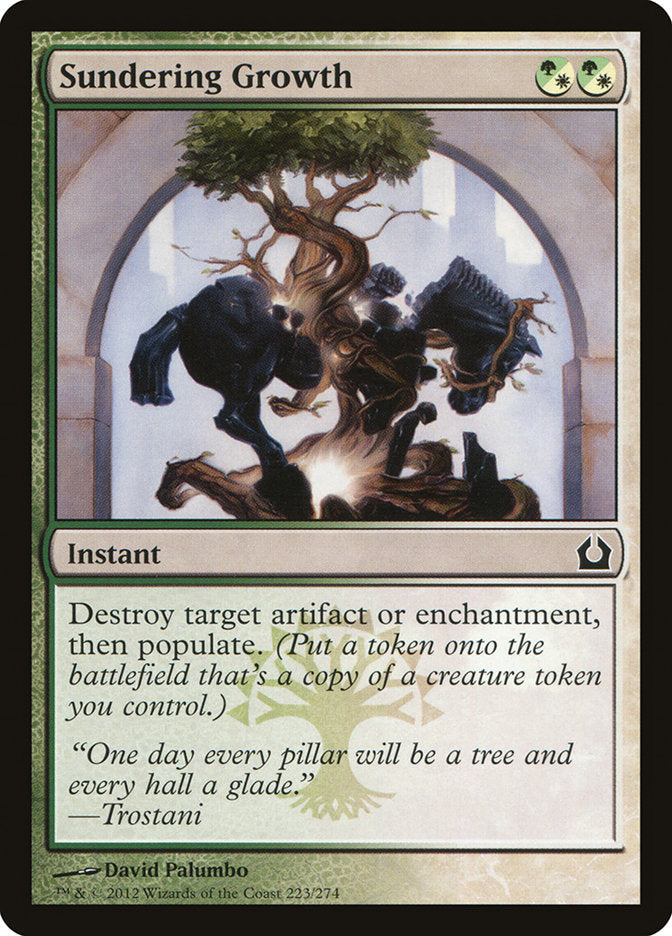 Sundering Growth [Return to Ravnica] Magic: The Gathering