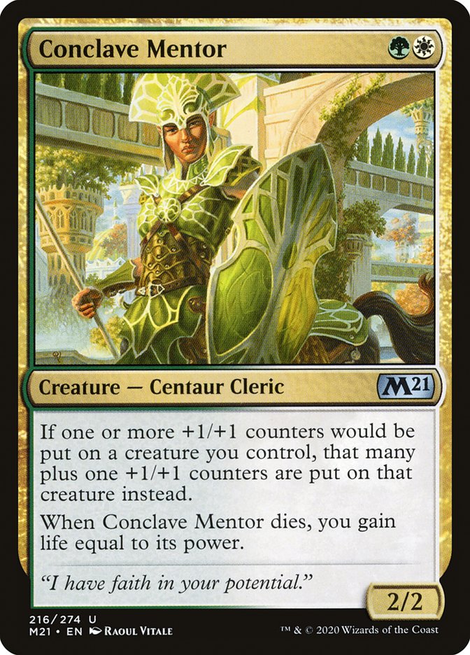 Conclave Mentor [Core Set 2021] Magic: The Gathering