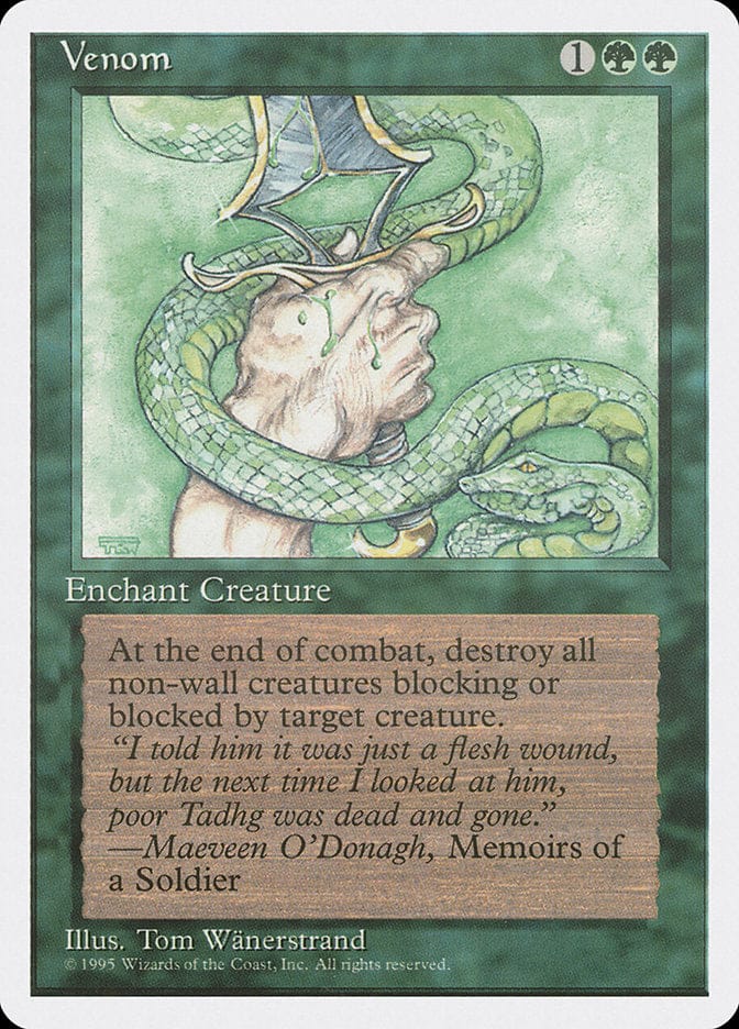 Venom [Fourth Edition] Magic: The Gathering