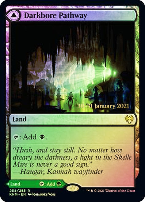 Darkbore Pathway // Slitherbore Pathway [Kaldheim Prerelease Promos] Magic: The Gathering
