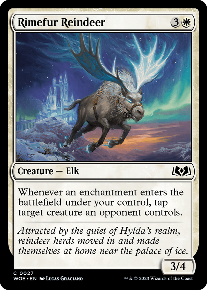 Rimefur Reindeer [Wilds of Eldraine] Magic: The Gathering