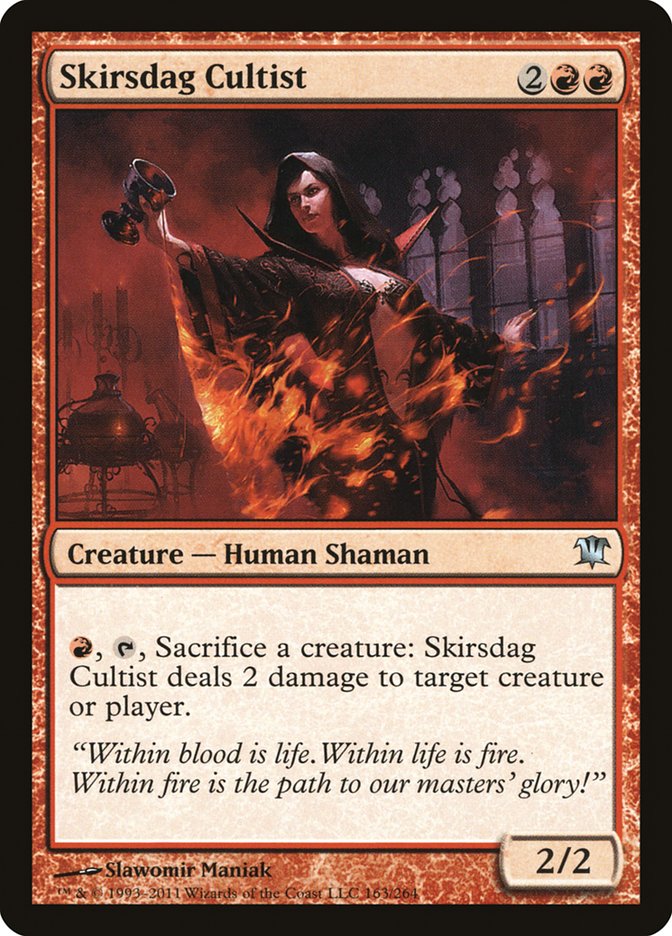 Skirsdag Cultist [Innistrad] Magic: The Gathering