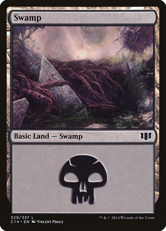 Swamp (329) [Commander 2014] Magic: The Gathering