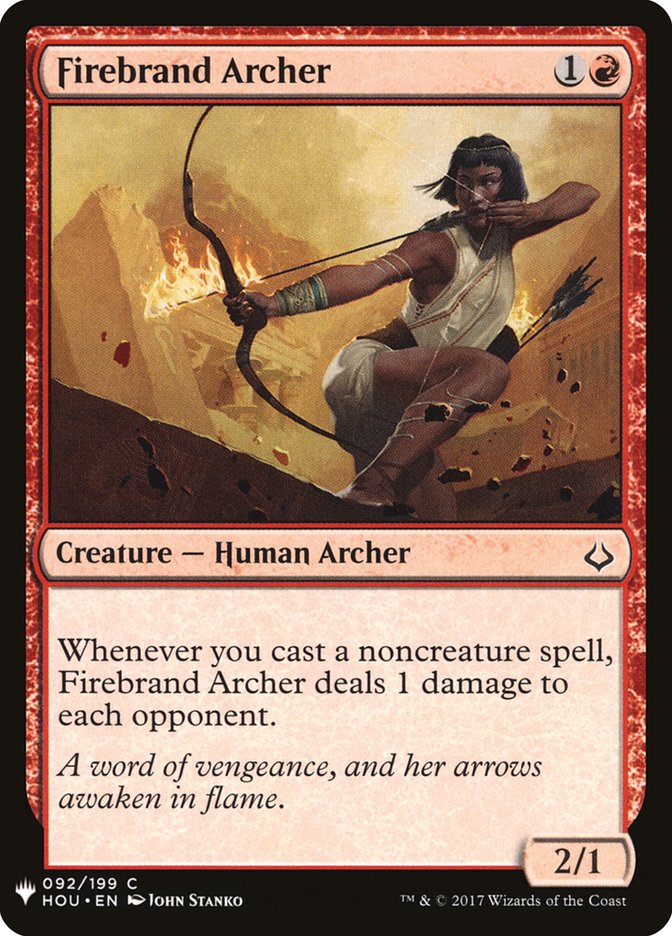 Firebrand Archer [Mystery Booster] Magic: The Gathering