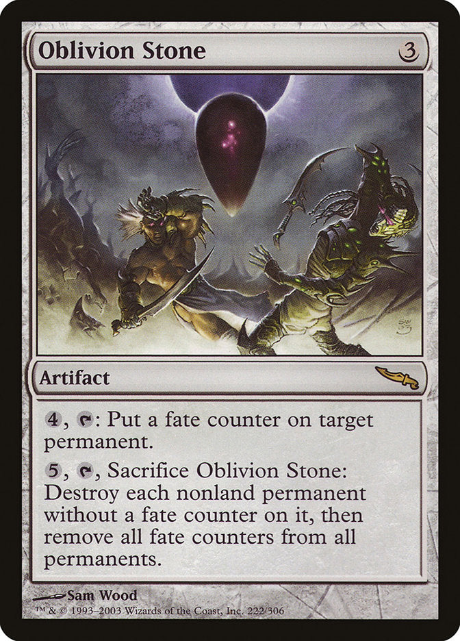 Oblivion Stone [Mirrodin] Magic: The Gathering