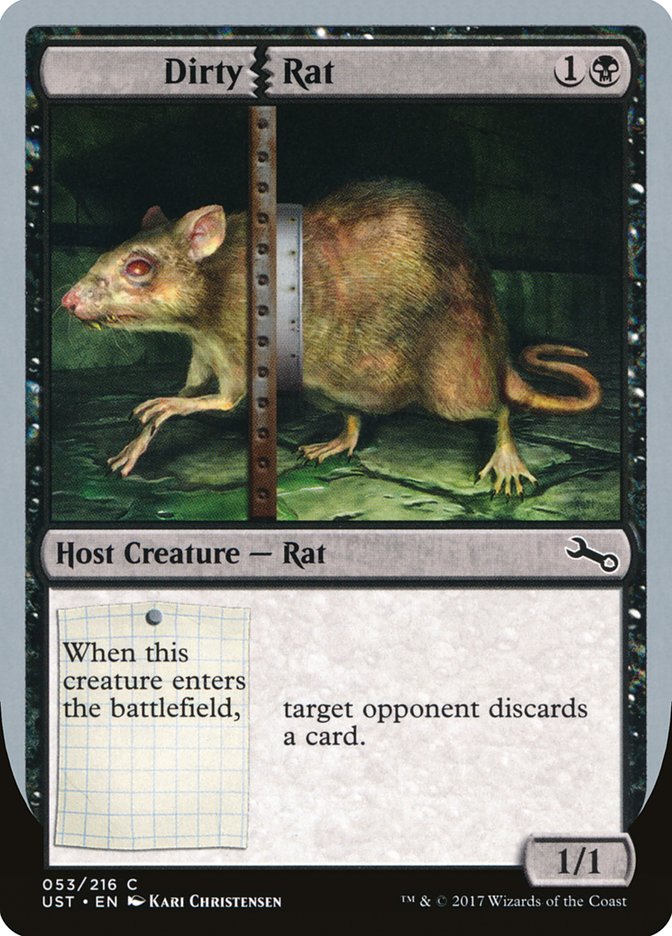 Dirty Rat [Unstable] Magic: The Gathering