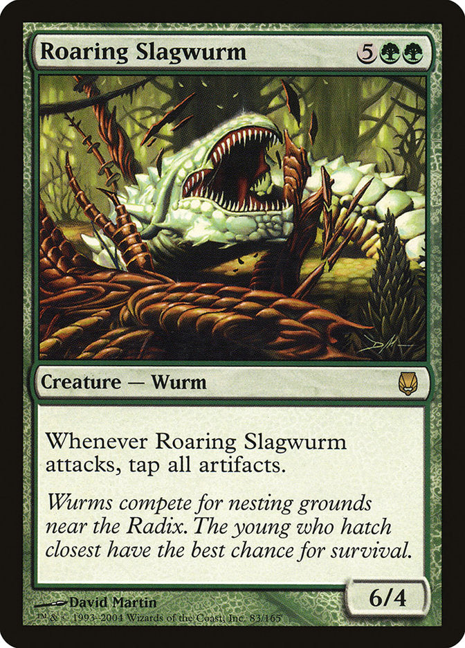 Roaring Slagwurm [Darksteel] Magic: The Gathering