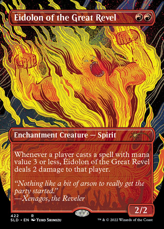 Eidolon of the Great Revel (Borderless) [Secret Lair Drop Series] Magic: The Gathering