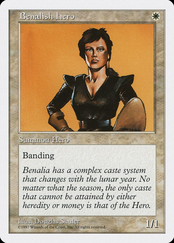 Benalish Hero [Fifth Edition] Magic: The Gathering