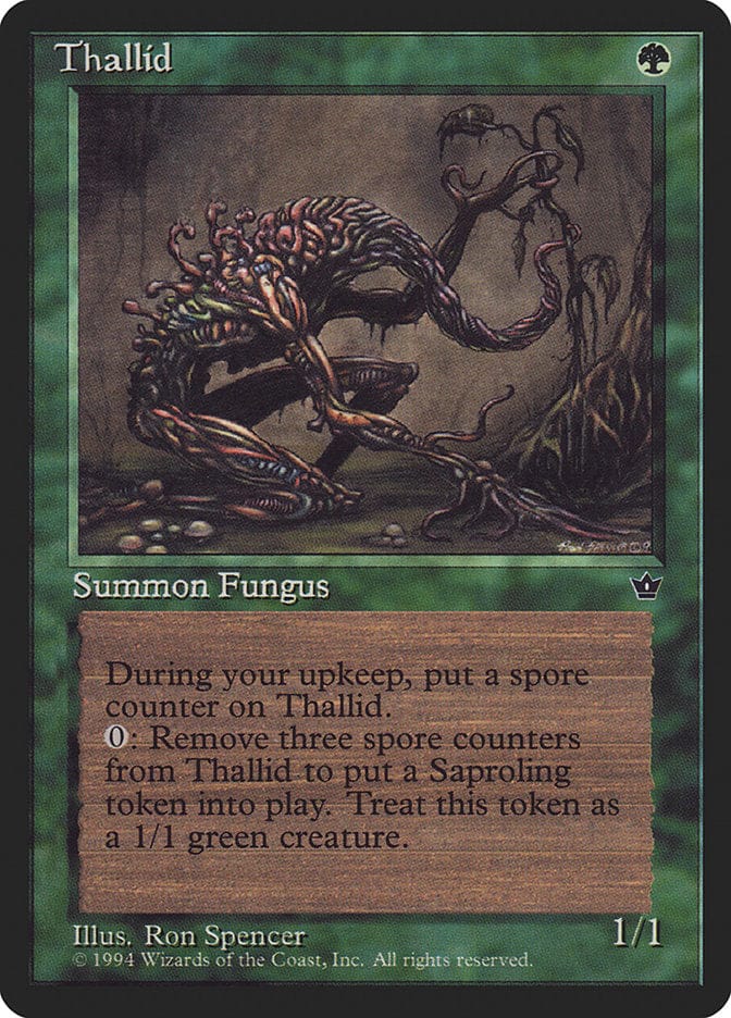 Thallid (Ron Spencer) [Fallen Empires] Magic: The Gathering