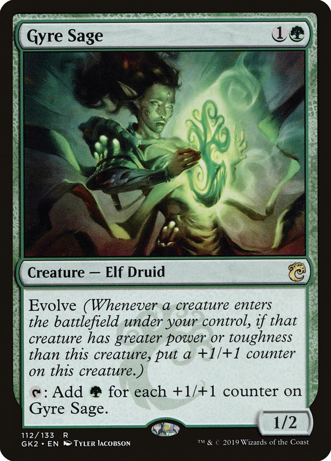 Gyre Sage [Ravnica Allegiance Guild Kit] Magic: The Gathering