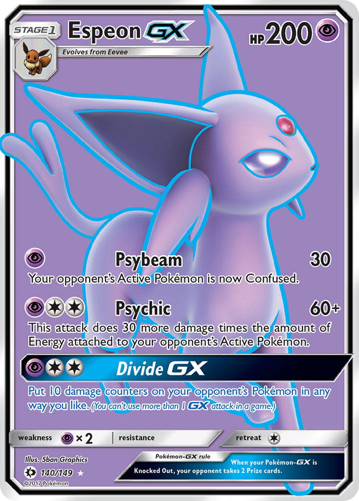 Espeon GX (140/149) [Sun & Moon: Base Set] Pokémon