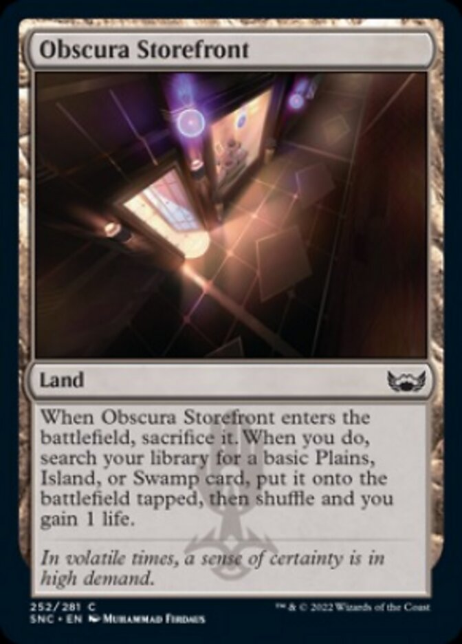 Obscura Storefront [Streets of New Capenna] Magic: The Gathering