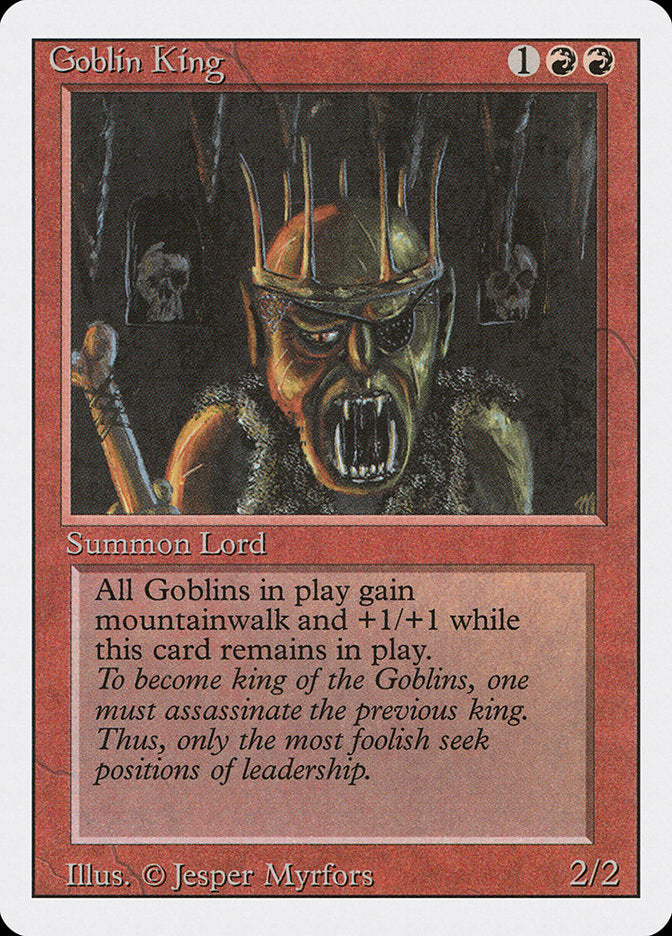 Goblin King [Revised Edition] Magic: The Gathering