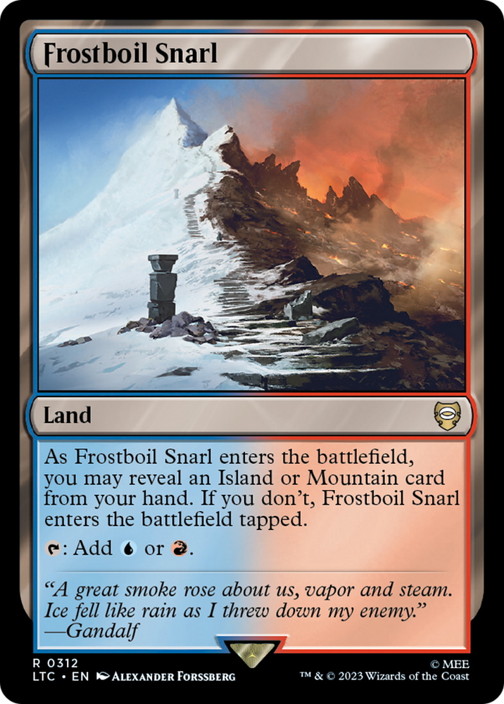 Frostboil Snarl [The Lord of the Rings: Tales of Middle-Earth Commander] Magic: The Gathering