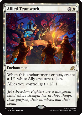 Allied Teamwork [Avatar: The Last Airbender: Eternal-Legal] Magic: The Gathering
