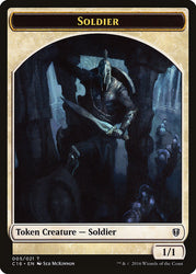 Soldier // Squid Double-Sided Token [Commander 2016 Tokens] Magic: The Gathering