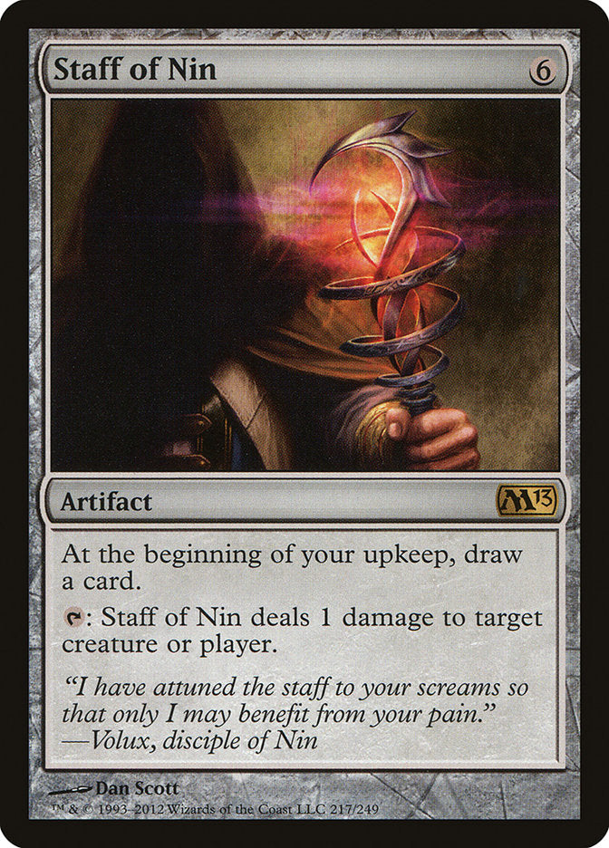 Staff of Nin [Magic 2013] Magic: The Gathering