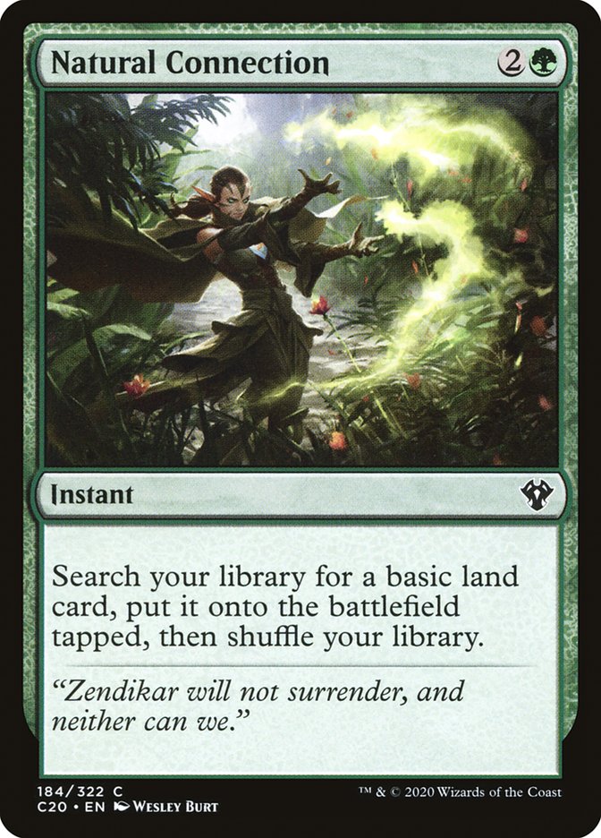 Natural Connection [Commander 2020] Magic: The Gathering