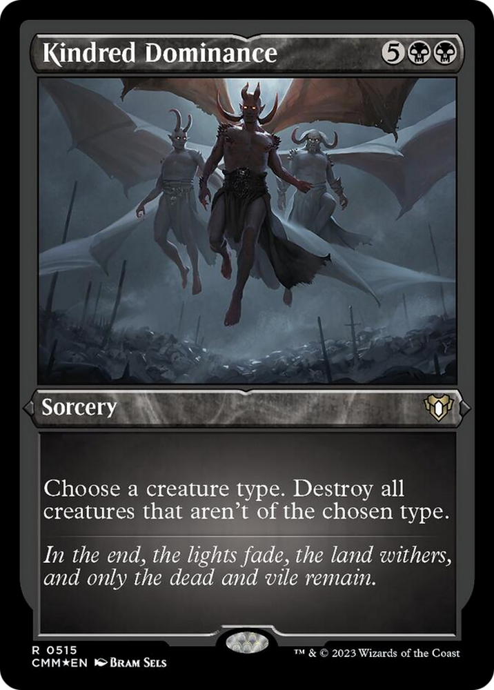 Kindred Dominance (Foil Etched) [Commander Masters] Magic: The Gathering