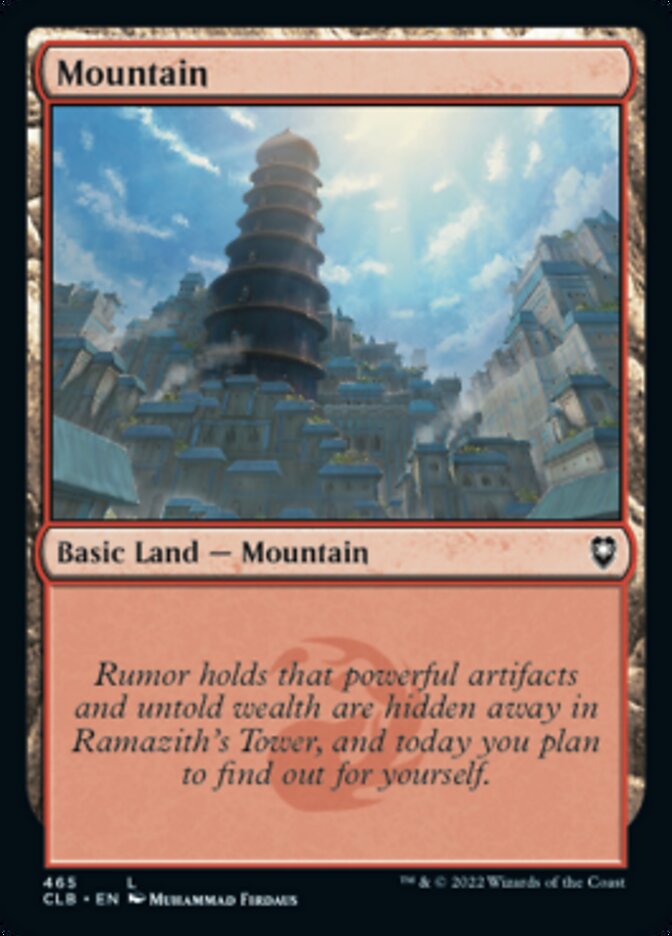 Mountain (465) [Commander Legends: Battle for Baldur's Gate] Magic: The Gathering