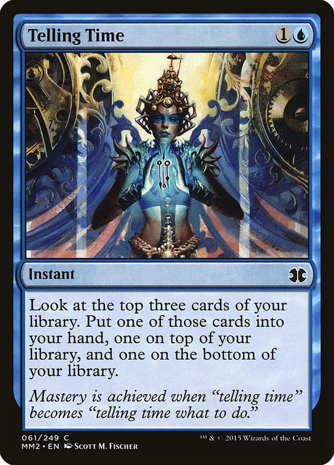 Telling Time [Modern Masters 2015] Magic: The Gathering