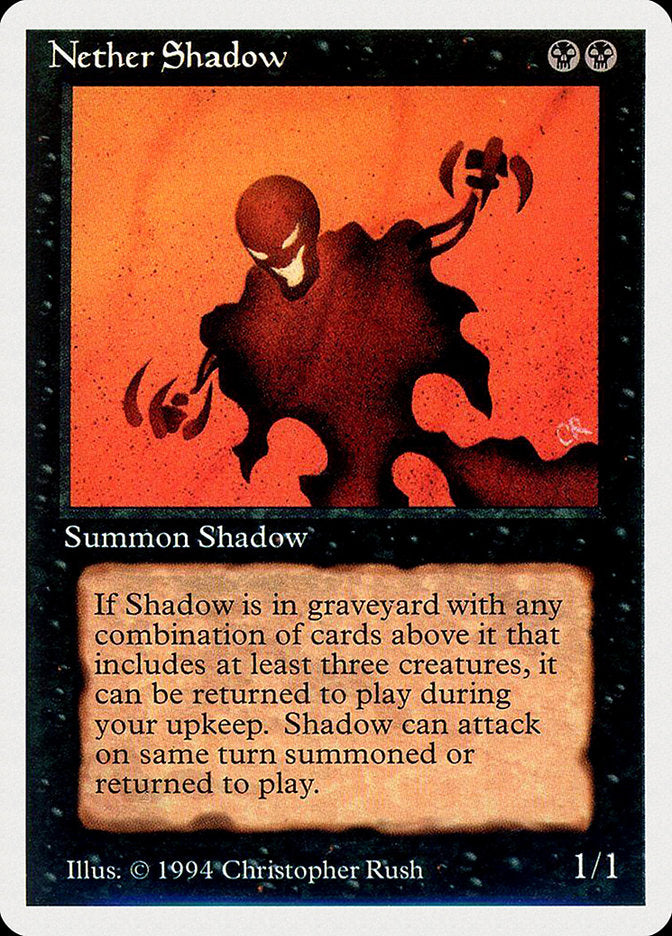 Nether Shadow [Summer Magic / Edgar] Magic: The Gathering