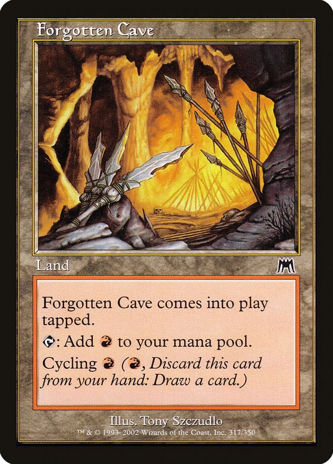 Forgotten Cave [Onslaught] Magic: The Gathering