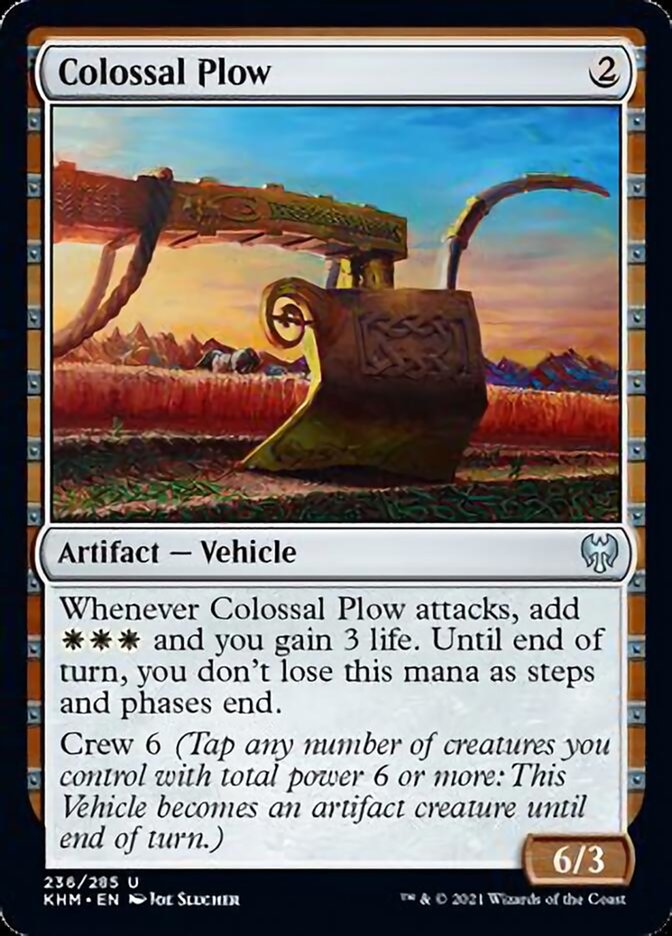 Colossal Plow [Kaldheim] Magic: The Gathering