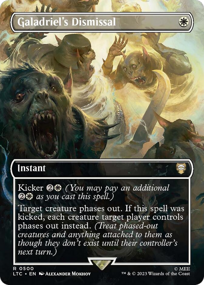 Galadriel's Dismissal (Borderless) [The Lord of the Rings: Tales of Middle-Earth Commander] Magic: The Gathering