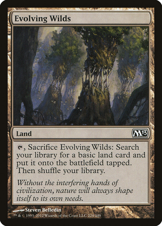 Evolving Wilds [Magic 2013] Magic: The Gathering