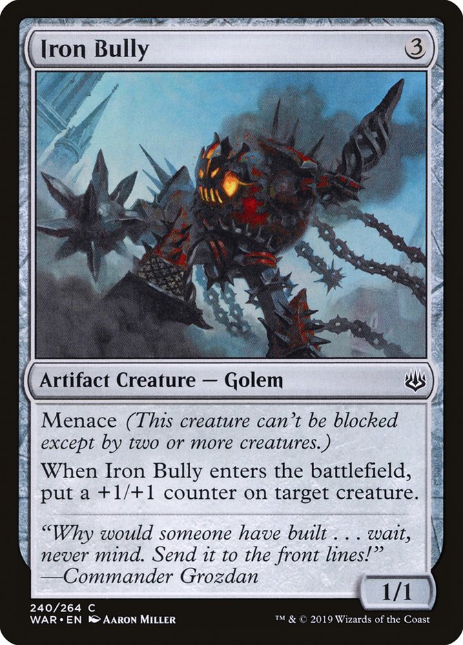 Iron Bully [War of the Spark] Magic: The Gathering