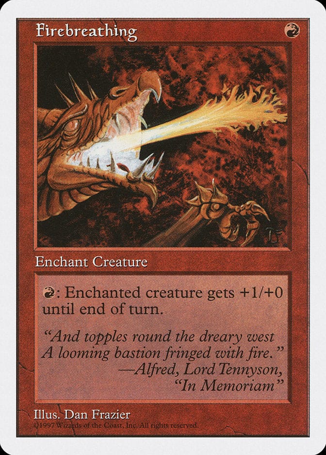 Firebreathing [Fifth Edition] Magic: The Gathering