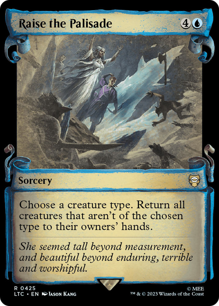 Raise the Palisade [The Lord of the Rings: Tales of Middle-Earth Commander Showcase Scrolls] Magic: The Gathering