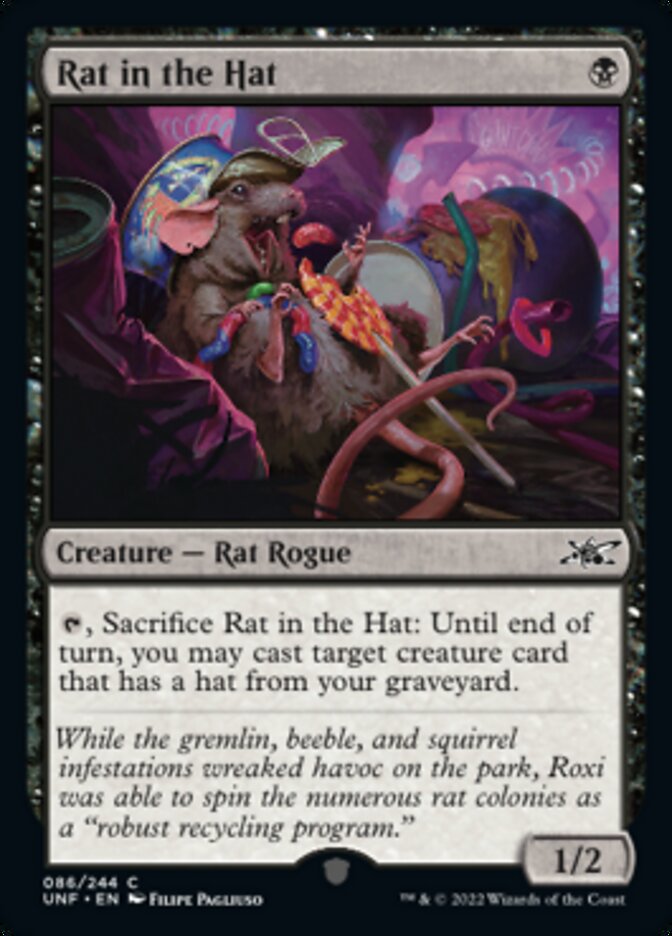 Rat in the Hat [Unfinity] Magic: The Gathering