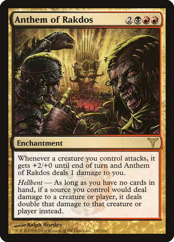 Anthem of Rakdos [Dissension] Magic: The Gathering