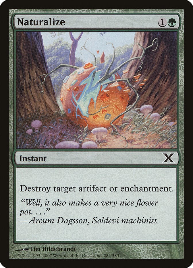 Naturalize [Tenth Edition] Magic: The Gathering
