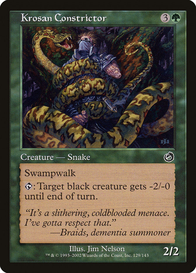 Krosan Constrictor [Torment] Magic: The Gathering