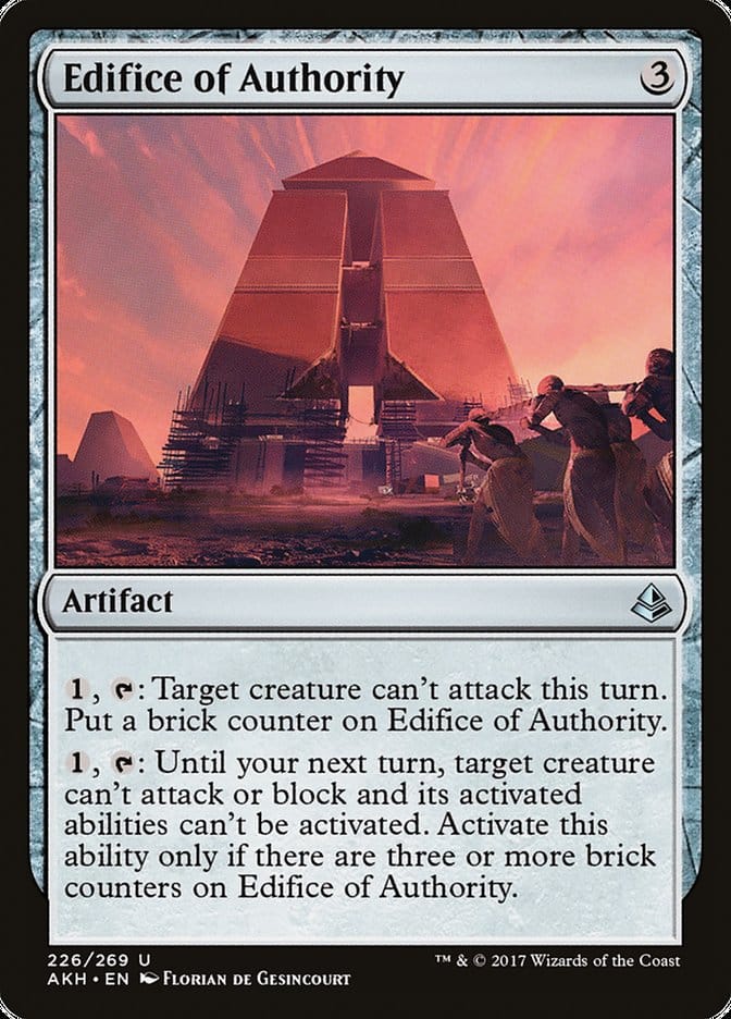 Edifice of Authority [Amonkhet] Magic: The Gathering