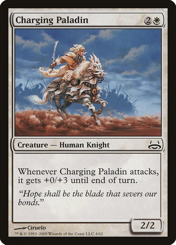 Charging Paladin [Duel Decks: Divine vs. Demonic] Magic: The Gathering
