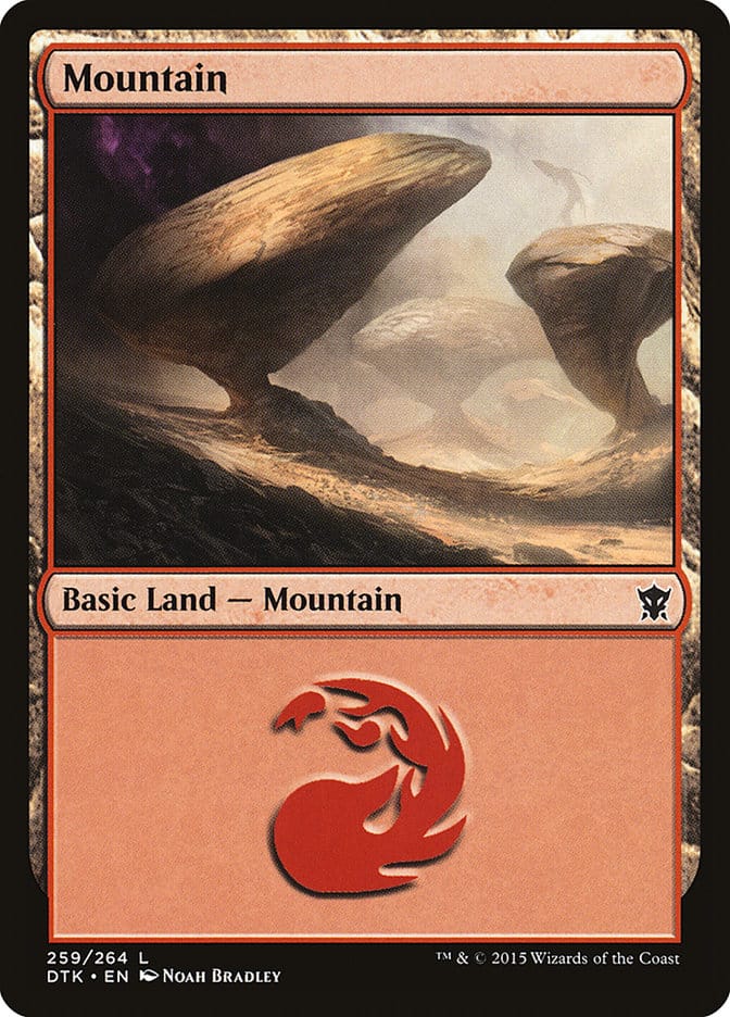 Mountain (259) [Dragons of Tarkir] Magic: The Gathering