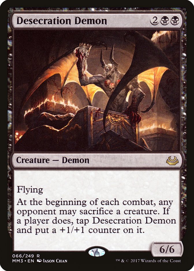 Desecration Demon [Modern Masters 2017] Magic: The Gathering